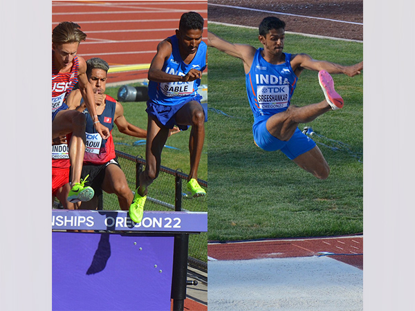 Avinash Sable and Murali Sreeshankar. (Photo- SAI Media)