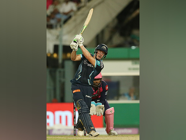 David Miller in action against Rajasthan Royals in IPL 2022 Qualifier-1 (Image: IPL Twitter)