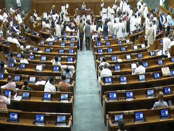 Visual from Lok Sabha (Photo/Sansad TV)