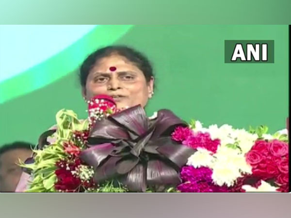 YSR Congress Party President YS Vijayamma (Photo/ANI)