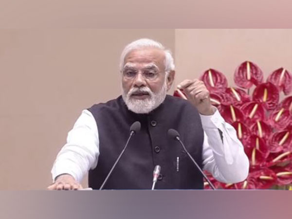 Prime Minister Narendra Modi at Vigyan Bhavan, New Delhi 