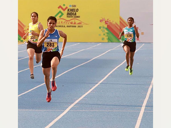 Maharashtra's Sudeshna in action during KIYG 2021 (Image: SAI/MYAS)