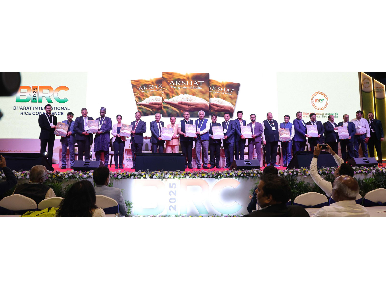 Bharat International Rice Conference (BIRC) 2025 concludes with awards and coffee table book launch (Image: IREF)