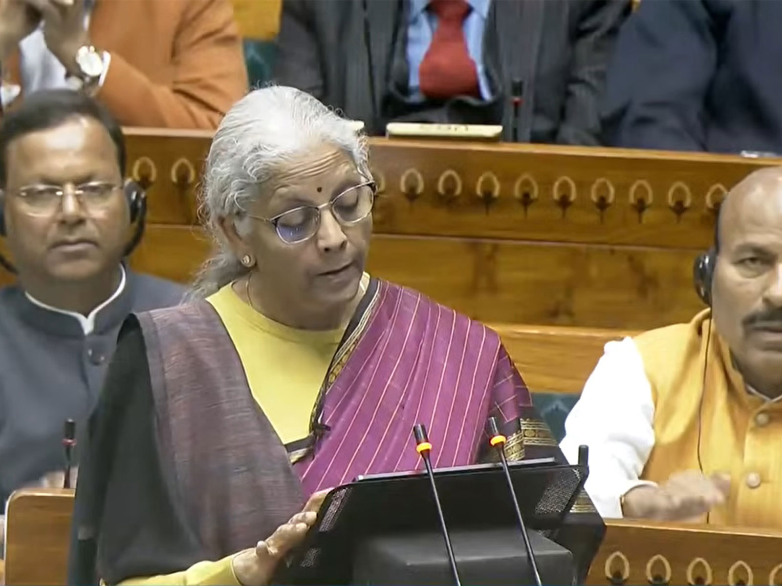 Finance Minister Nirmala Sitharaman (Photo/SansadTV)