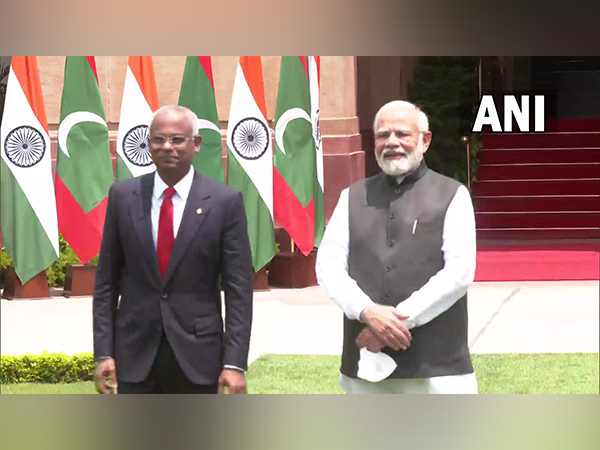 Maldives President Ibrahim Mohamed Solih with Prime Minister Narendra Modi (Photo/ANI)