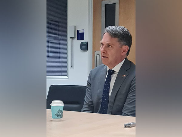 Australian Defence Minister Richard Marles at the Australian High Commission in New Delhi.