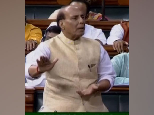 Union Defence Minister Rajnath Singh [Photo/Lok Sabha TV]