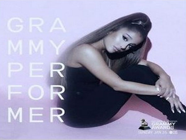 Ariana Grande's announcement about her performance at the 2020 Grammy Awards