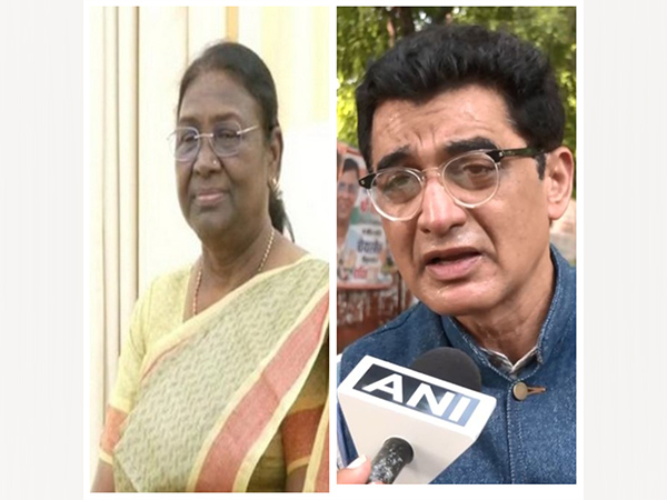 NDA presidential candidate Droupadi Murmu (left) and Congress leader Ajoy Kumar (right)