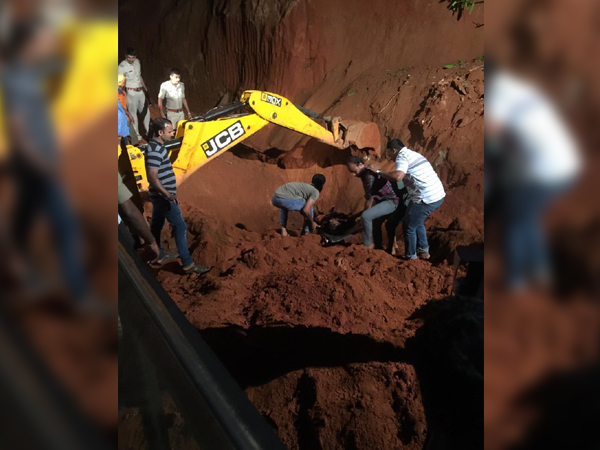 Visuals from the spot in Dakshina Kannada, Karnataka.
