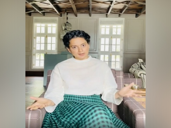 A still from the video shared by team_kangana_ranaut official Instagram handle (Image courtesy: Instagram)  