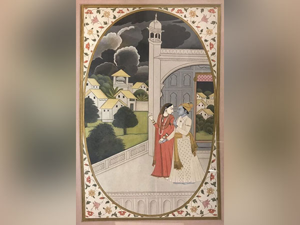 PM Modi gifts miniature painting from Himachal Pradesh to Nepal PM (Photo/ANI)