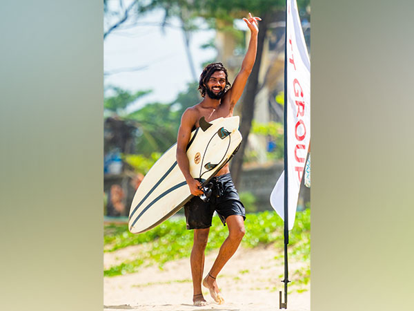 Indian Open Surfing champion Ramesh Budhial (Image: SFI Media)