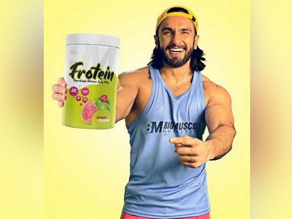 Ranveer Singh for Frotein by BigMuscles Nutrition.