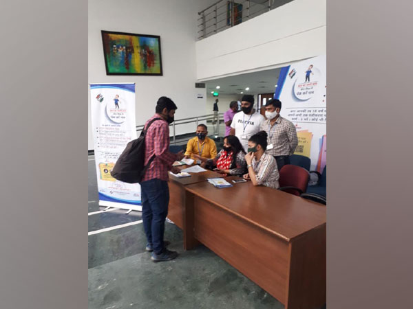 Visuals from 'Voter Awareness Camp' organised in Lok Adalats in Delhi. (Photo/ ANI)