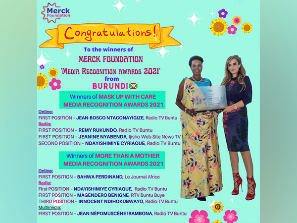 Merck Foundation CEO with The First Lady of Burundi