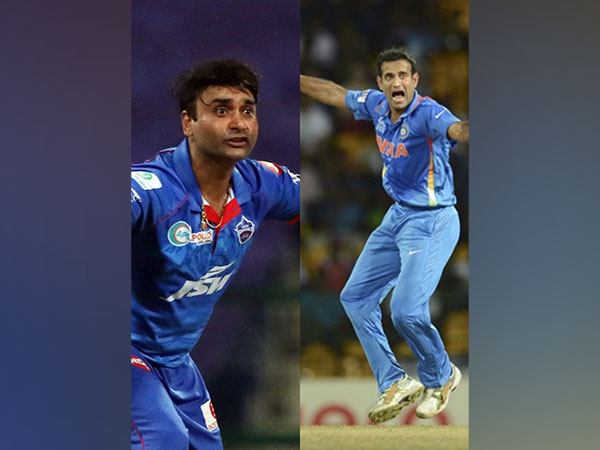 Indian Cricketers Amit Mishra and Irfan Pathan
