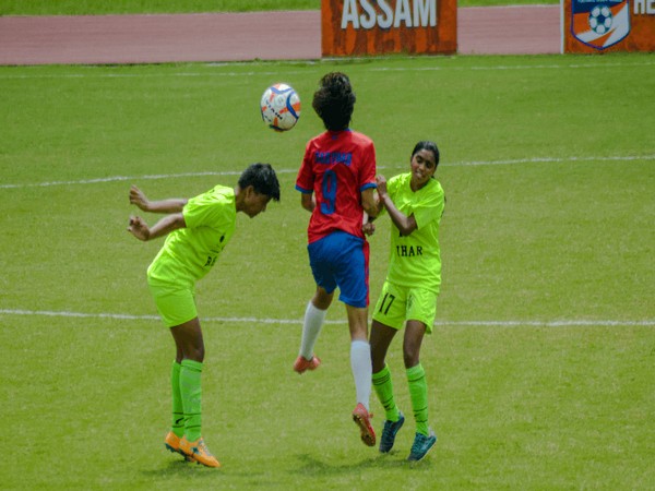 Team Bihar and Haryana in action (Photo/AIFF)