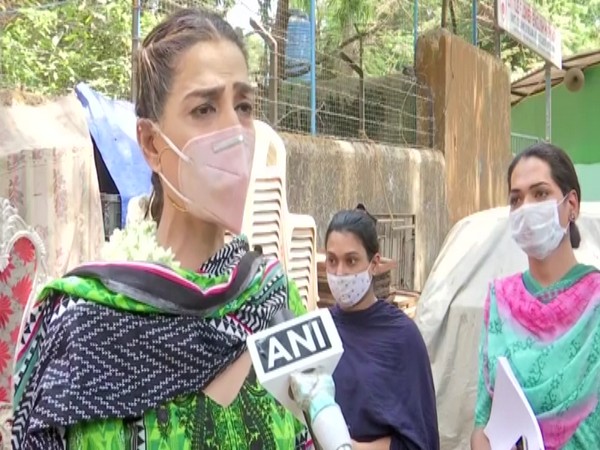 Salma Khan, President, Kinnar Maa Trust in conversation with ANI. (Photo/ANI)