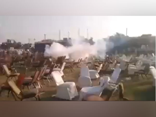 Grab from video shared by Pakistan Tehreek-e-Insaf Twitter handle