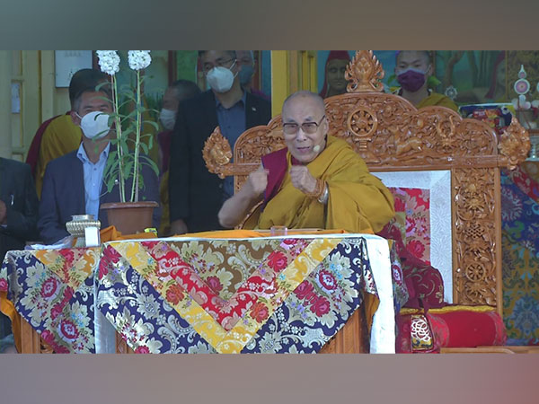 The Dalai Lama in Dharamshala (Photo/ANI)