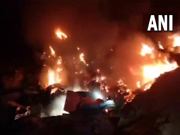 Crashed IAF fighter aircraft MiG-21 (Photo/ANI)