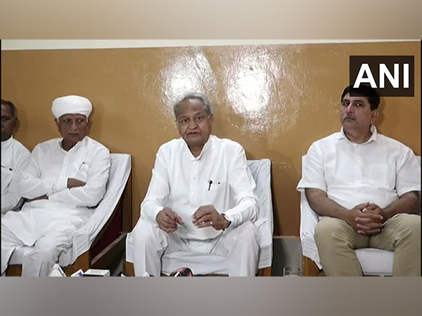 Rajasthan Chief Minister Ashok Gehlot. (Photo/ANI)