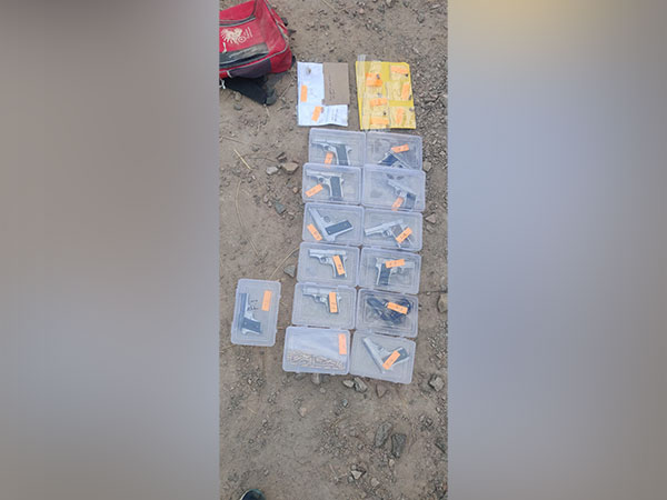 Pistols and cartridges recovered by Delhi police. (ANI/picture)