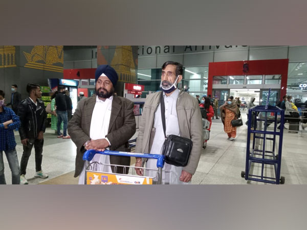 Satvir Singh, Indian citizen and head granthi of Gurdwara Karte Parwan Kabul and  Sorjit Singh Sajan Pal, Afghan Citizen, caretaker, Khost Gurdwara