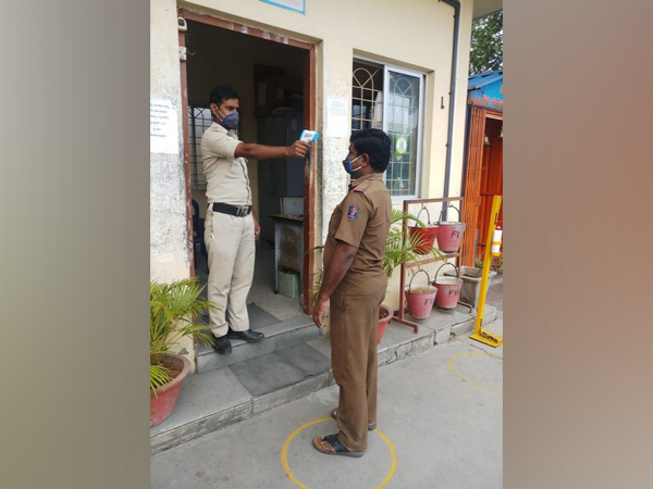 As a precautionary measures BMTC staff are compulsorily undergoing health check-up when returning to duty for potential infection control and quarantine measures. Photo/ANI