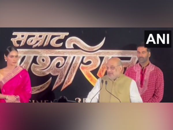 Home Minister Amit Shah speaks at Chanakya Theatre in New Delhi (Photo/ANI)