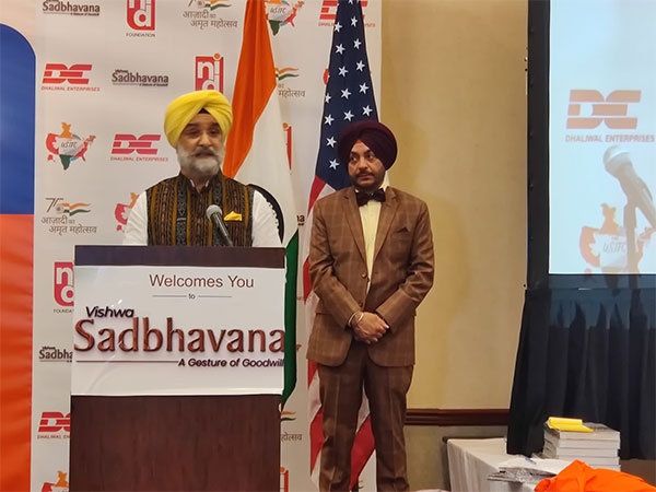 Ambassador of India to the United States Taranjit Singh Sandhu at Sadbhavana event in Chicago (Image credit: Twitter @SandhuTaranjitS)