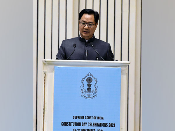 Union Minister for Law and Justice Kiren Rijiju (Photo/ANI)