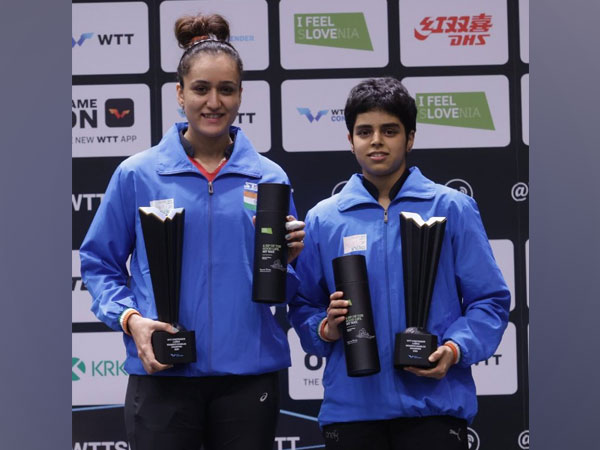 Manika Batra and Archana Girish Kamath (Photo: Twitter/World Table Tennis)