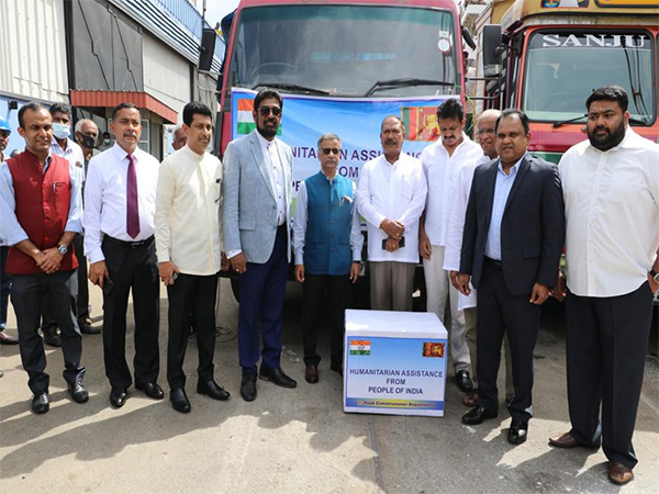 Another humanitarian consignment from India reaches Sri Lanka (Photo: Twitter/High Commission of India in Colombo)