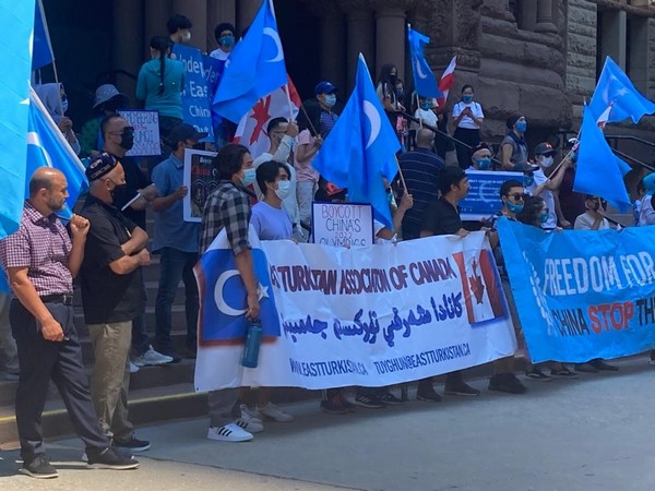 East Turkistan Association of Canada organises 15-day walking protest against China's massive human rights abuses of Uyghur Muslims (ANI)