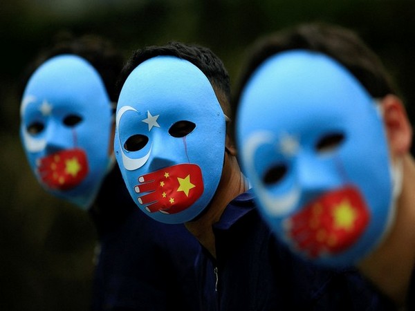 Protest against the China's treatment towards the ethnic Uyghur people. (Photo Credit - Reuters)
