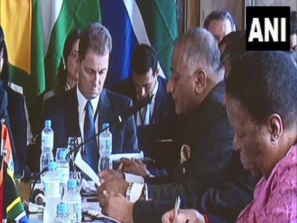 Minister of State for Road, Transport and Highways V.K. Singh at the BRICS Foreign Minister's Meeting in Rio Di Janeiro on Friday