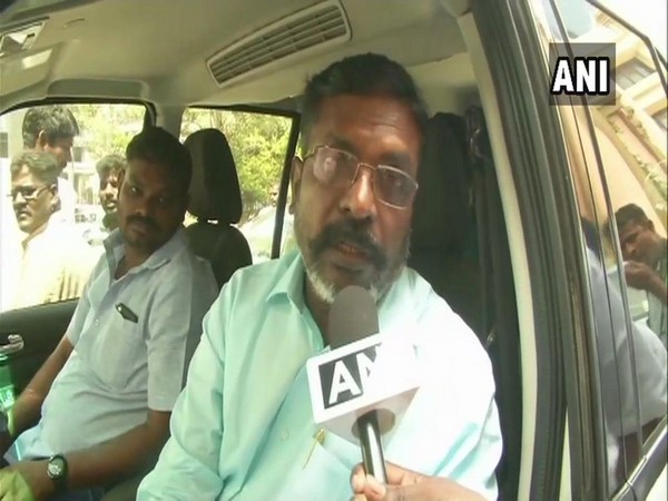 Viduthalai Chiruthaigal Katchi founder-leader Thol Thirumavalavan speaking to ANI on Monday