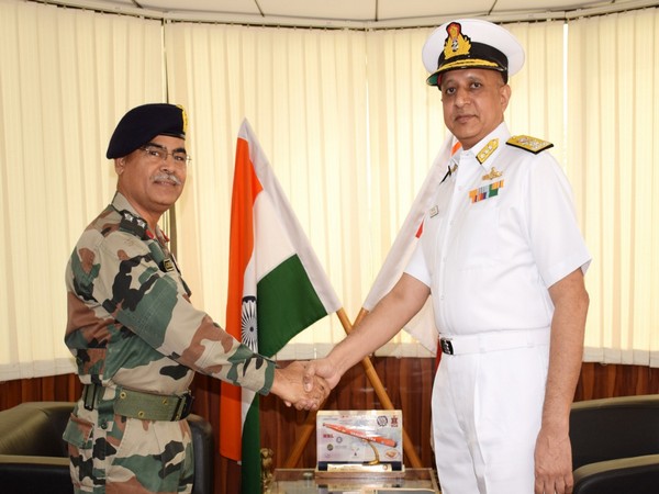 Vice Admiral Kiran Manikrao Deshmukh (right) is a recipient of the Visisht Seva Medal (VSM) for his distinguished service. (Photo/ANI)