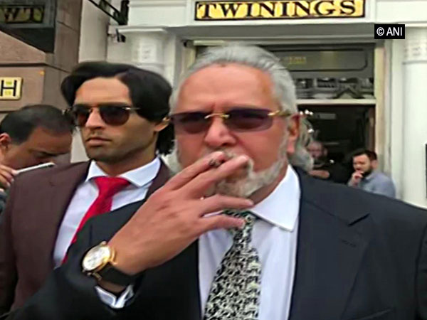 Businessman Vijay Mallya in London on Tuesday. Photo/ANI