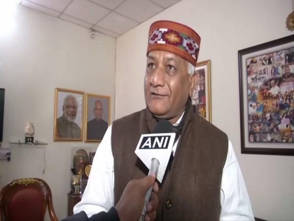 Union Minister VK Singh talking to ANI in New Delhi on Sunday. Photo/ANI