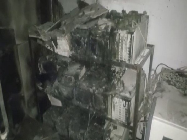 The damage caused by the blaze (Photo/ANI)