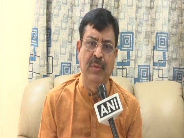 BJP Andhra Pradesh's general secretary V Satya Murthy speaking to ANI in Vijaywada on Friday. (Photo/ANI)