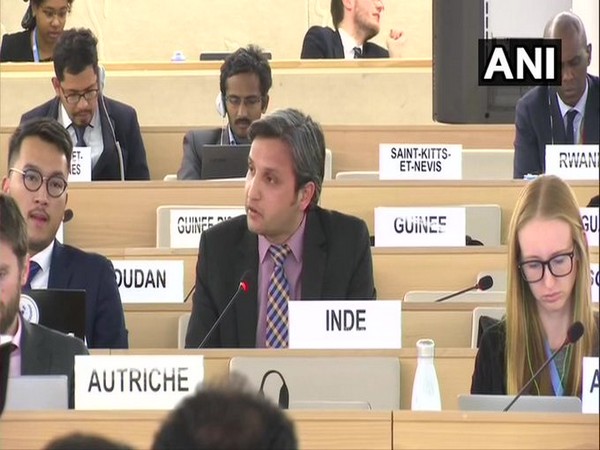 Vimarsh Aryan, the first secretary in India's permanent mission to the UNHRC