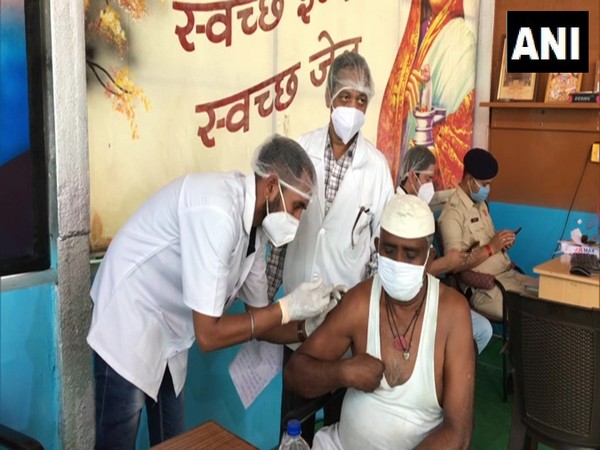 Vaccination camp for priosners in jail in MP (Photo/ANI)