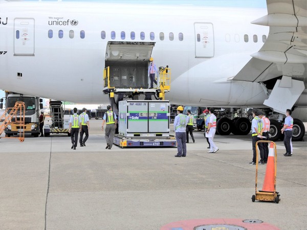 Taiwan on Thursday received a third shipment of one million COVID-19 vaccine doses from Japan. Photo Credit: Ministry of Foreign Affairs, ROC (Taiwan)