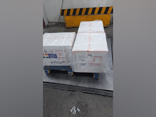 Made in India COVID-19 vaccines airlifted for the Dominican Republic (Photo Credit - Twitter)