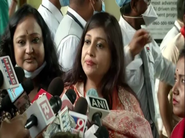 Vaishali Dalmiya speaks to the media.