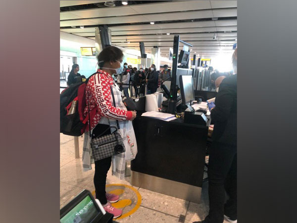 On May 11, Air India operated flight from London to Hyderabad with 50 expecting mothers on board. Photo/ANI